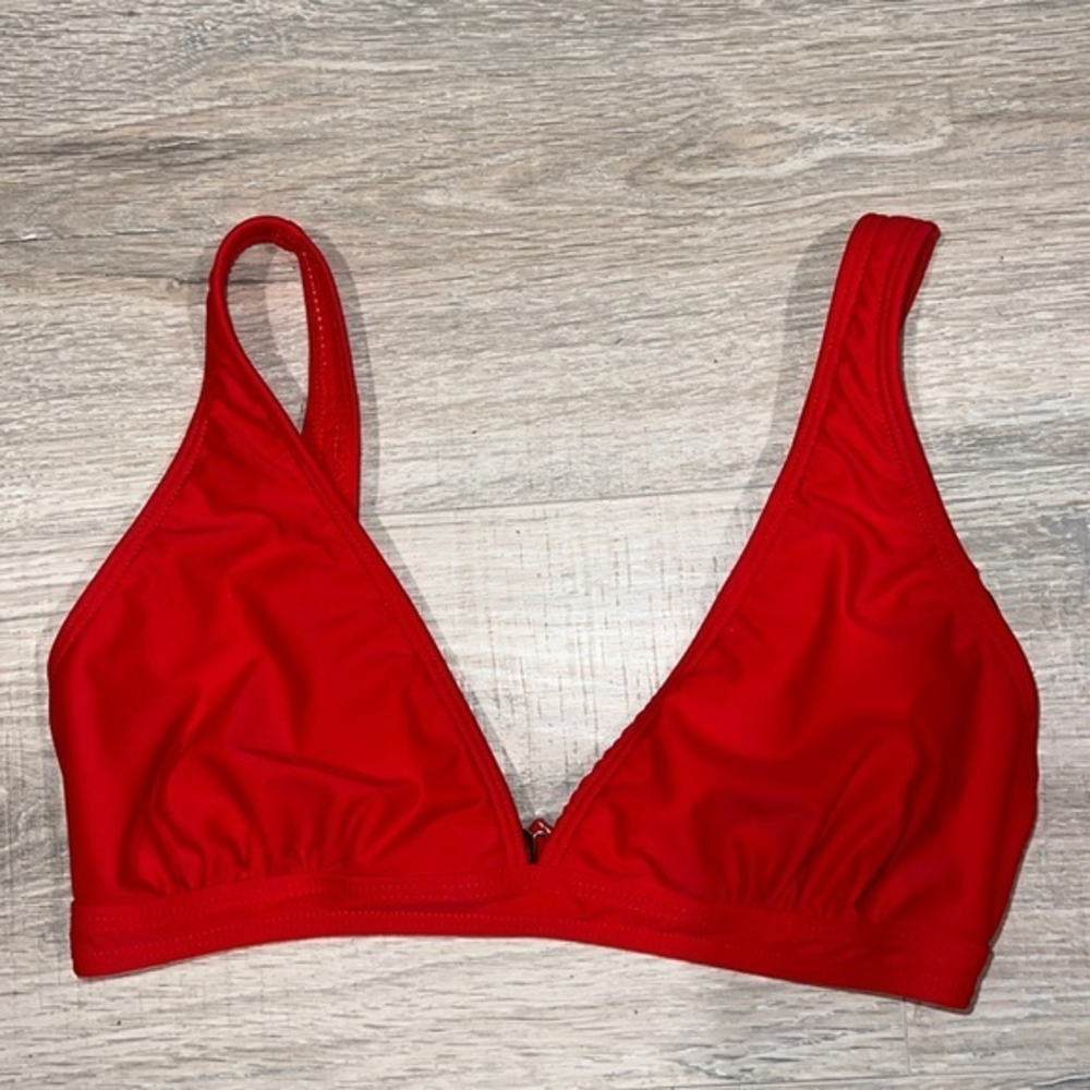 Misguided red bikini top